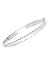 admirable white gold shiny kids bangle